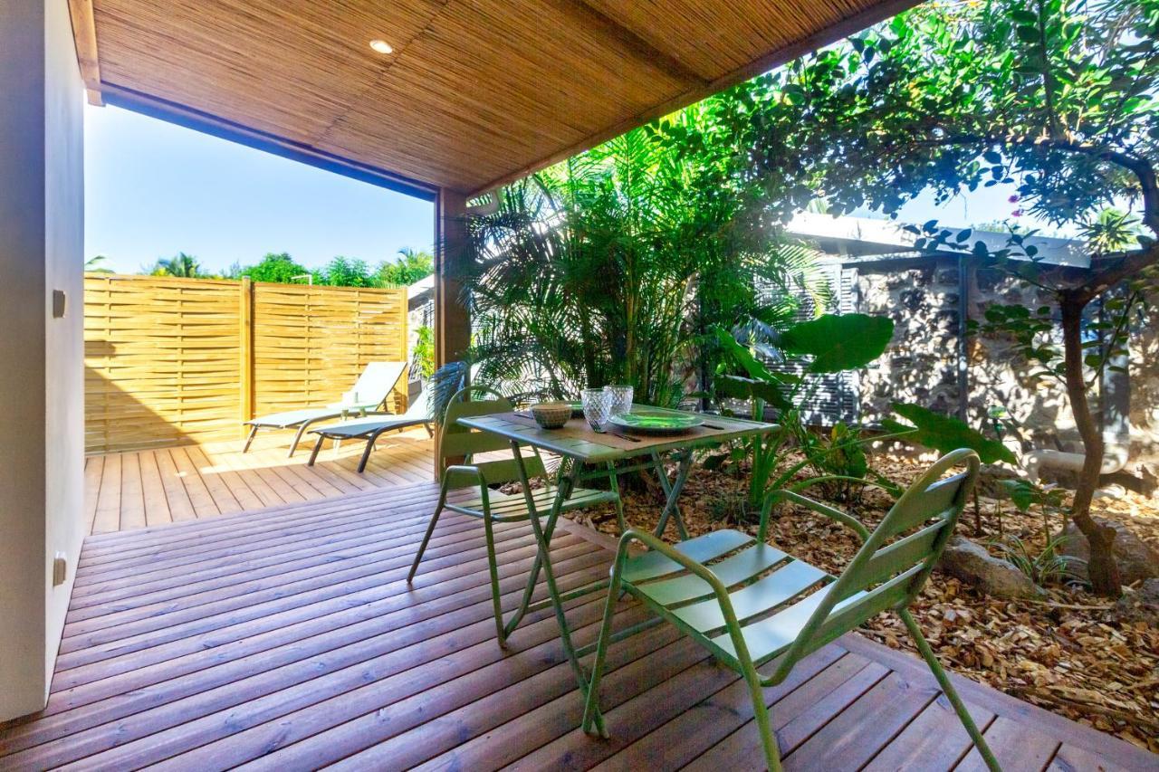 Idylle - Charmant Bungalow A 2 Pas Du Lagon La Saline-Les-Bains Exterior foto
